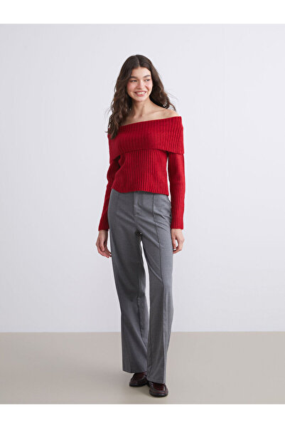 LC Waikiki Create Your Style from Uzg Store | Boat Neck Women's Knitwear Sweater