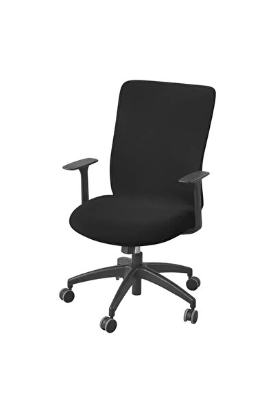 Choice A1 Black ChairCover 1PC غطاء كرسي مكتب بلون موحد غطاء كرسي كمبيوتر مطا...