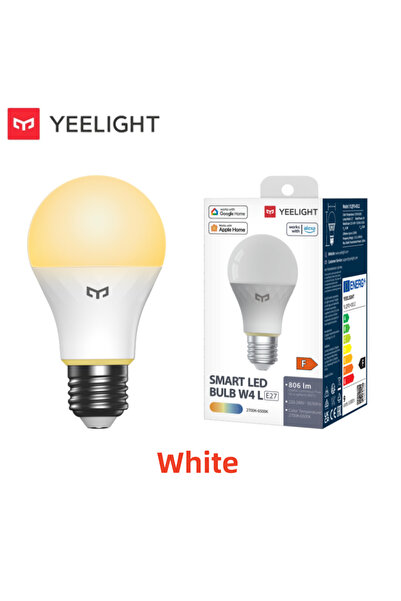 Choice White 1pcs Yeelight Smart LED Bulb W4 Lite E27 WiFi Connection 220-240...