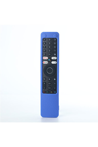 Choice Blue Silicone TV Remote Cover Anti-Drop Protective Case Anti-Scratch Protective Skin Sleeve with Ant