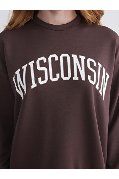 LC Waikiki Λαμπερές επιλογές από το Shining Store |   Γυναικείο φούτερ με στάμπα Colorado Oversize