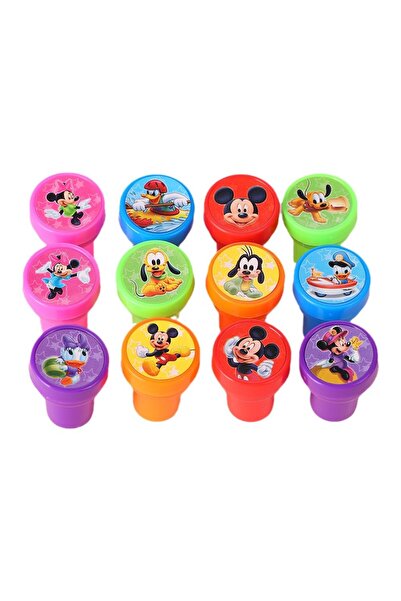 Miniso 36 قطعة من الطوابع 12/36 قطعة من طوابع ميكي هدايا الحفلات ميكي ميني ما...