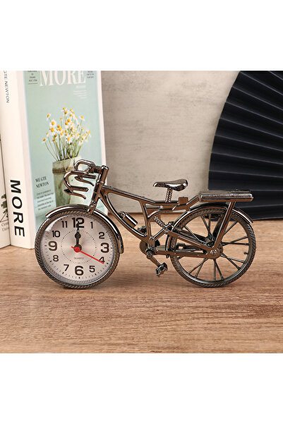 Choice onesize Vintage Arabic Numeral Bicycle Shape Creative Table Alarm Clock Home Decor Room desktop Deco