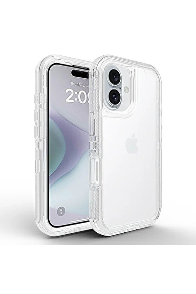 Choice جراب هاتف iPhone 14 Pc + TPU شفاف 360° Protect Armor لهاتف IPhone 16e ...