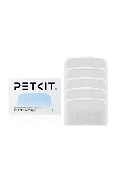 Choice صندوق آخر 1 قطعة 5 قطع وحدة تصفية PETKIT مستطيلة لنافورة المياه اللاسل...