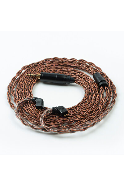 Choice TFZ 2.5 مم KBEAR 8 نواة كابل سماعة أذن من النحاس الخالي من الأكسجين للاستخدام مع موصل معدني 2PIN/MMCX/QDC/TFZ F