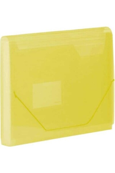 KRAF Φάκελος με φυσούνες Α4 με 13 θήκες Κίτρινο