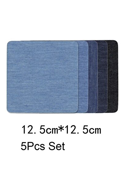 Choice1 5pcs 12.5x12.5cm 25/20/5 PCS Denim Patches DIY Iron On Denim Elbow Pa...