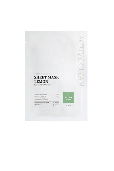Village 11 Factory Active Clean Blattmaske Zitrone Village 11 23 gr