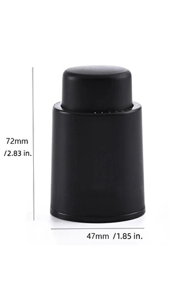 Choice Black Vacuum Pump Wine Saver Cap Stopper Date Scale Record Retain Preserver For Wine Bottles Corkscr