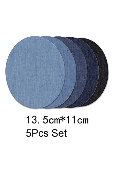 choice2 5pcs 13.5x11cm 25/20/5 PCS Denim Patches DIY Iron On Denim Elbow Patc...