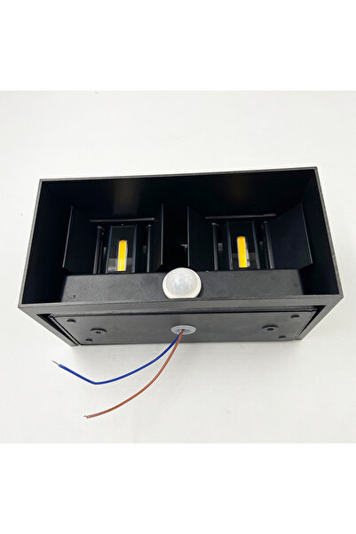 Choice 24W Warm white Black body IP65 Sensor LED Wall Lamp 24W Outdoor Motion Sconce Balcony Porch Light Ga