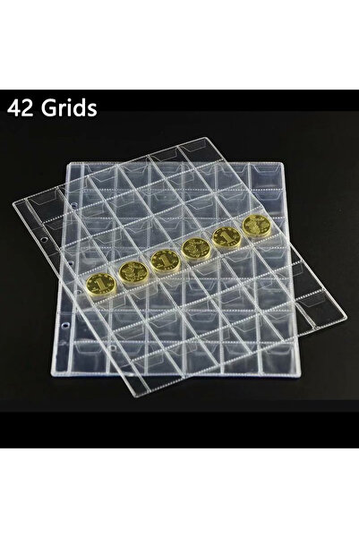 Choice A Home Decoration Coin Pocket Pages Coin Holder 10pcs 28*28mm 42 Pocke...
