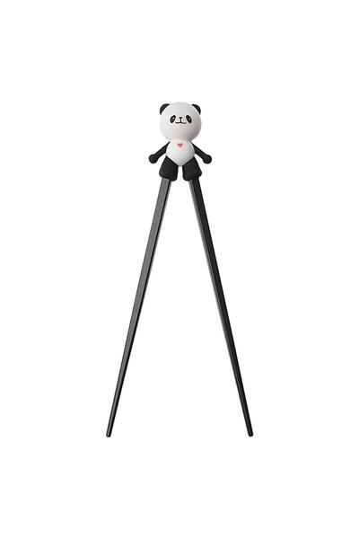 Choice Black Kids Training Chopsticks Panda Childrens Helpers Chopsticks Reusable Chopsticks Learning Chops