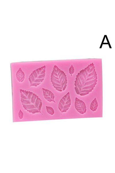 Choice قالب سيليكون على شكل ورقة وردة أوراق فوندان أداة تزيين الكيك DIY حلوى ...
