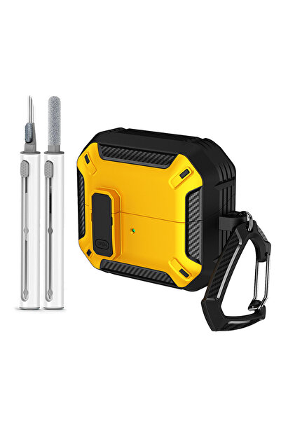 Choice غطاء قفل أمان جديد لسماعات Galaxy Buds 3 باللون الأصفر، متوافق مع Buds 3/Buds3 Pro وBuzz 3 Pro Pro