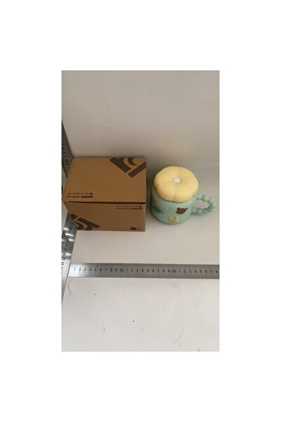 Flippy Children's Mug, Flippy, Porcelain, Animal Figurines Print, CUTE Model, Mug with Lid, Light Blue