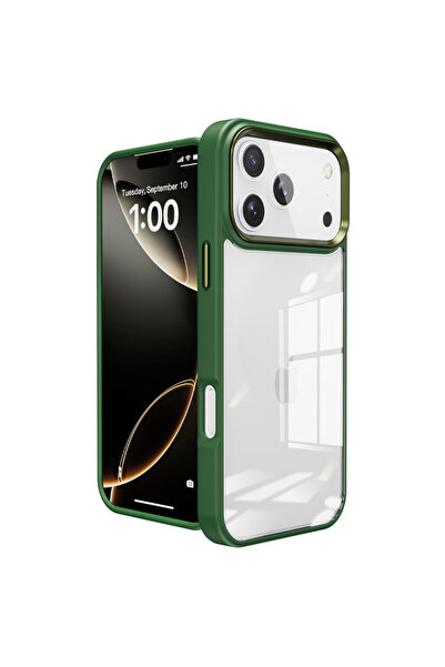 REDz Accessories Carcasă din sticlă pentru iPhone 17 Pro, protecție împotriva...