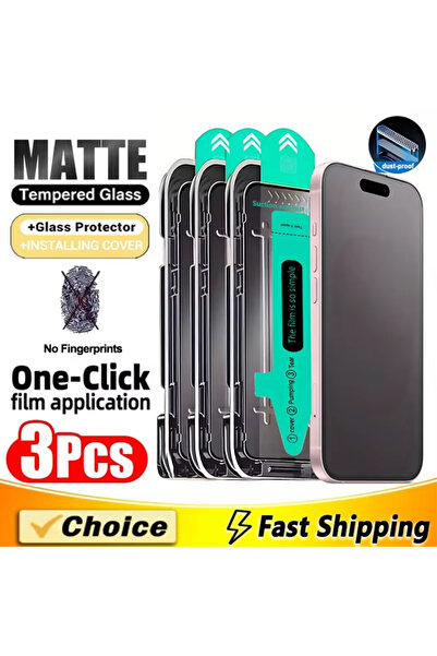 Choice26 واقي شاشة مقاوم للزيوت والغبار من NNBILI، سهل التركيب، متوافق مع iPh...