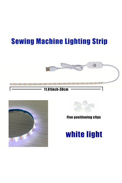 Choice 0.3 م 0-5 وات شريط إضاءة LED أبيض اللون يعمل باللمس مع سطوع قابل للتعد...
