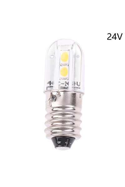 Choice 24 فولت E10 لمبة LED 6 فولت 12 فولت 24 فولت لمبات مطورة 4 مصابيح LED ب...