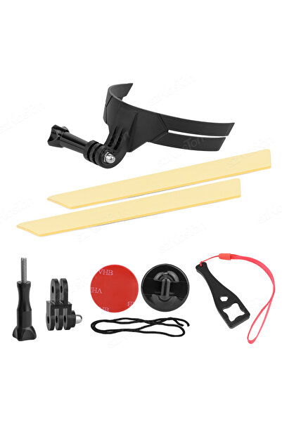 Choice طقم دراجة نارية E، حامل ذقن لخوذة الدراجة النارية، متوافق مع كاميرات D...