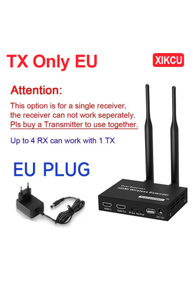 Choice TX فقط EU 200M 1080P HDMI-متوافق مع الموسع اللاسلكي 5.8G HD نقل البروج...