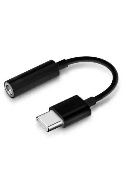 Choice black USB-C To 3.5mm Audio Adapter Aux Converter for Smartphone Tablet Laptop Hi-Res Headphone Jack