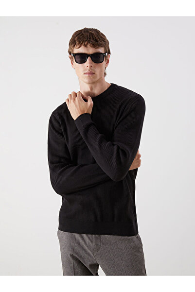 LC Waikiki Rmz Gi̇yi̇m Farkiyla Zero Roba Collar Men's Knitwear Sweater