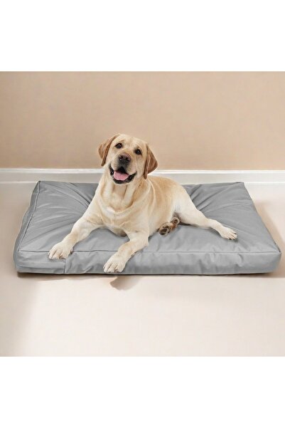 Choice 92x59x9 سم غطاء سرير كلب رمادي مقاوم للماء والغبار قابل للإزالة والغسل...