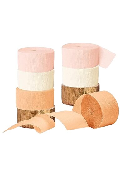 AOBKIAT Set de 8 role de hârtie creponată pentru decorațiuni/artizanat Aobkia...