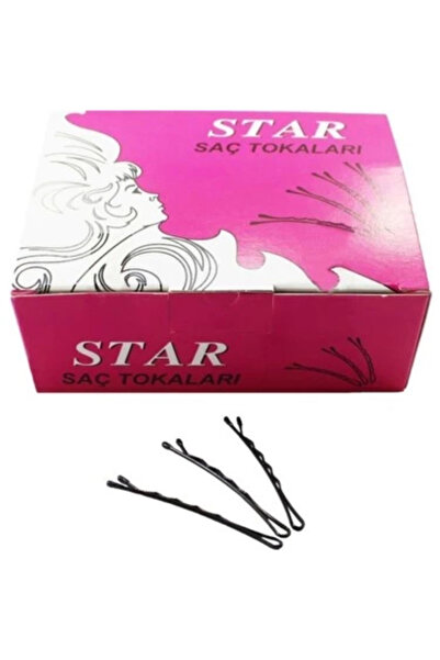 Generic Brand Star 200 Pieces Black Wire Hair Clips, the Choice of Hairdressers
