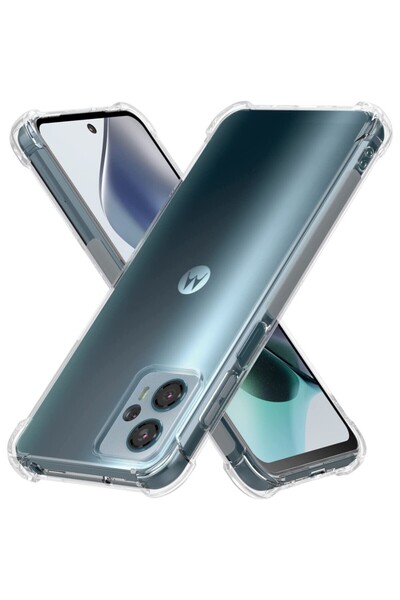 Choice لـ Moto G53 شفاف 1.5 مم سميك حقيبة هوائية شفافة لـ Motorola Moto G13 G...