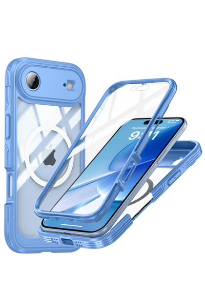 REDz Accessories Θήκη MagSafe Full Body 360 μοιρών, Αντικραδασμική προστασία,...