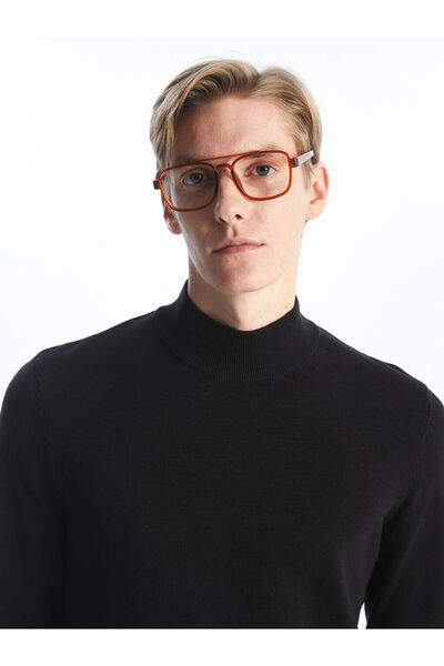 LC Waikiki Sparkling Choices from Shining Store |   Half Turtleneck Men's Knitwear Sweater