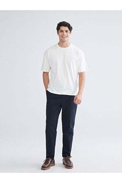 LC Waikiki بنطلون جبردين ستاندرد باللون الأزرق الداكن للرجال