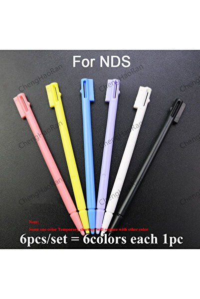 Choice 6 colors for nds 1Set 5-12pcs Plastic/Metal Touch Screen Stylus Pen Game Console Pen for NDSL NDSi N