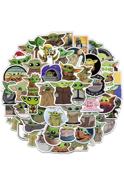 Choice 50 قطعة 50 قطعة ملصقات فضائية لطيفة ملصقات جرافيتي أنيمي زخرفة لوح تزل...