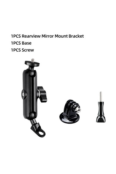 Choice حامل مرآة لمقود الدراجة النارية وحامل مرآة وحامل دراجة لكاميرا GoPro م...