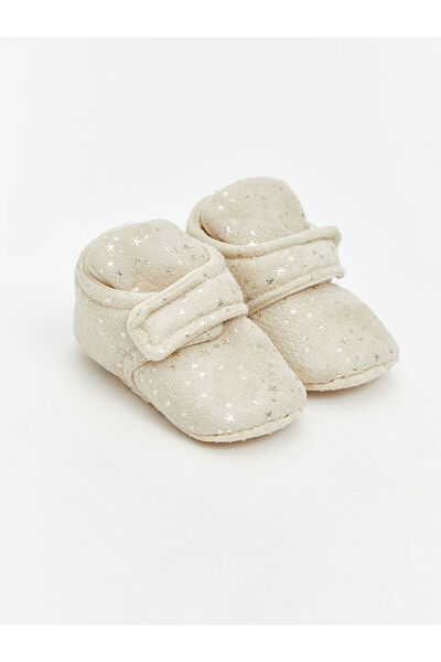 LC Waikiki Rmz Gi̇yi̇m Farkiyla Velcro Fastener Baby Girl Slippers