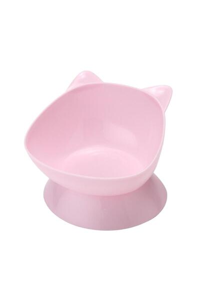 Choice وعاء طعام وردي مرتفع للقطط ماء صغير للكلاب يحمي العمود الفقري للحيوانا...