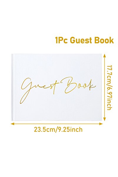 Choice as shown style 1 Elegant Wedding Guest Book Birthday Party Decoration for Home Wedding Guest Book Ha