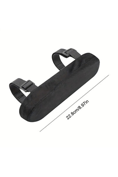 Choice وسائد مسند الذراع من إسفنج الذاكرة باللون الأسود لكرسي المكتب، وسادة د...