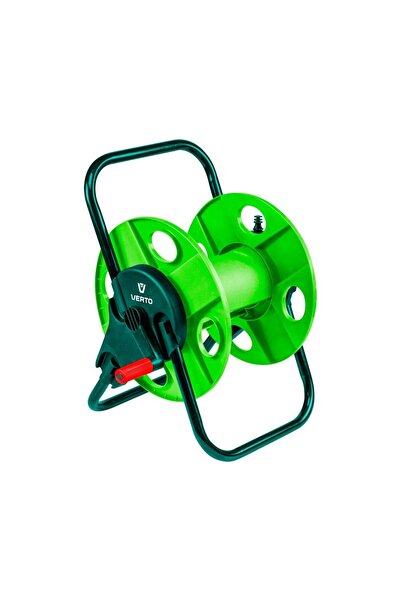 VERTO Tambur, rola, pentru furtun gradina, 1/2"-45 m, 3/4"-15 m,