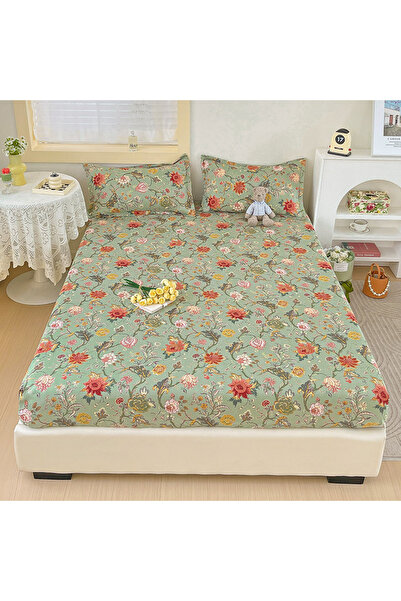 Choice ملكة 150x200 سم 1 قطعة قصب كرمة MissDeer مجموعات ملاءات سرير مرنة سرير مزدوج ملاءة مزودة بزهور