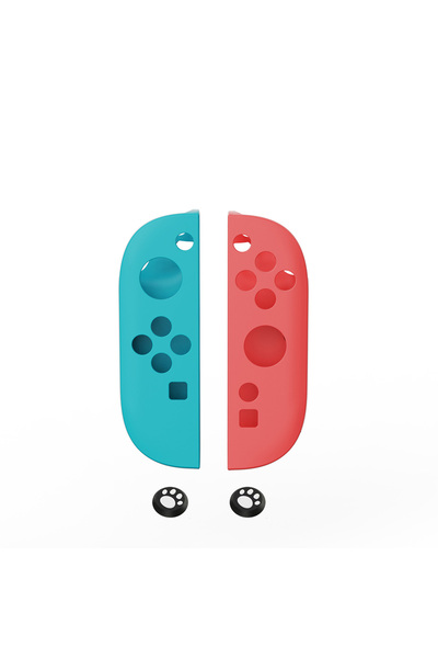 Choice العبوة ج الجديدة غطاء حماية من السيليكون لجهاز التحكم Joy-Con 2 لجهاز ...