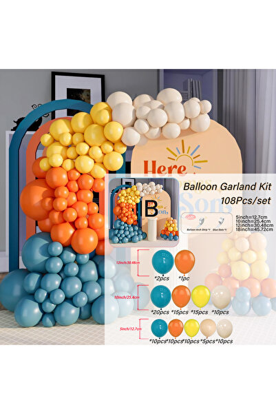 Choice أخرى 9WR-135-B Beaumode ها هو الابن قوس بالونات وسلسلة زينة لحفل استقب...