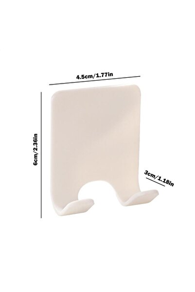 Choice حامل شفرات حلاقة لاصق أبيض مثبت على الحائط للحمام لرف شماعات الدش حامل...