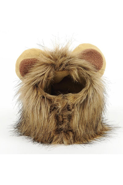 Choice M lion جديد لطيف مضحك الحيوانات الأليفة ملابس قبعة لطيفة قطة شعر مستعا...