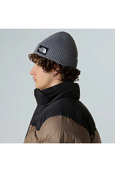 THE NORTH FACE TNF LOGO BOX CUFFED BEANIE